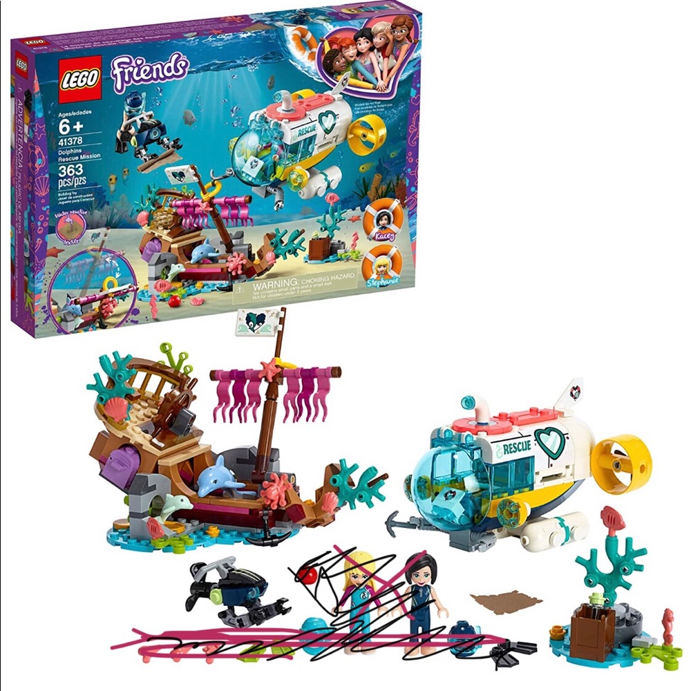 Lego Dolphins Rescue Mission 41378